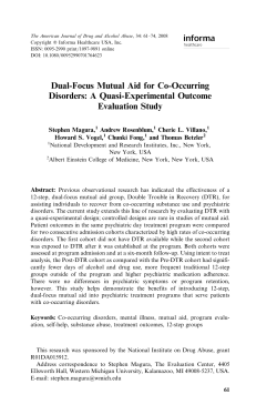 Dual-Focus Mutual Aid for Co-Occurring Disorders