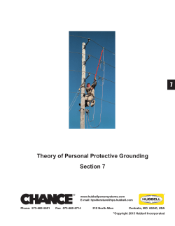 Theory of Personal Protective Grounding Section 7 7