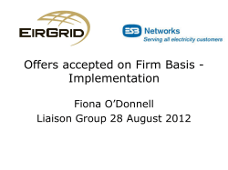 Offers accepted on Firm Basis