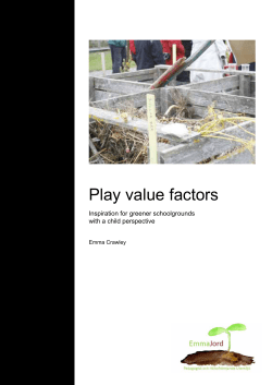 Play value factors