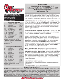 Game Three Marist (0-2) at Georgetown (1