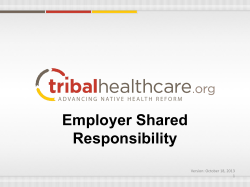 Employer Shared Responsibility Mandate