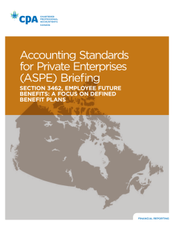 ASPE Briefing &mdash; Section 3462, Employee Future