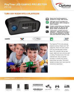 PlayTime LED GAMING PROJECTOR PT110
