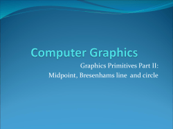 Bresenham Algorithms