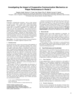 Investigating the Impact of Cooperative Communication