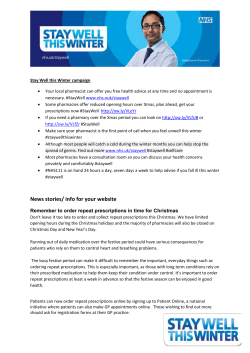 Stay Well This Winter