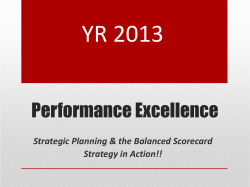 Strategic Planning Process - Supplier Excellence Alliance