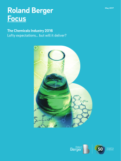 The Chemicals Industry 2016