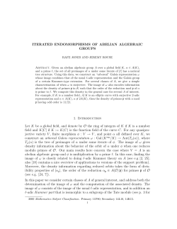 ITERATED ENDOMORPHISMS OF ABELIAN ALGEBRAIC GROUPS