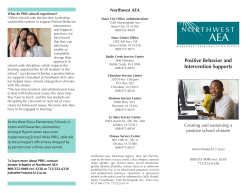 Positive Behavior and Intervention Supports