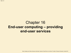 End-user Computing