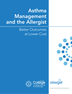 Allergists Blue Book 2015.indd - American College of Allergy