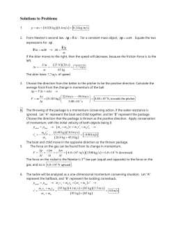 Solutions to Problems