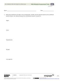 Mid-Module Assessment