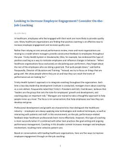 Looking to Increase Employee Engagement? Consider On-the
