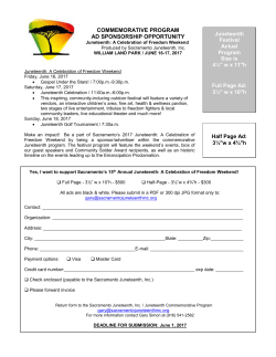 Juneteenth Celebration - Sacramento Juneteenth