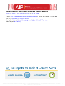 Swarming behaviors in multi-agent systems with nonlinear dynamics