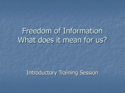 Environmental Information Regulations