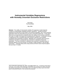 Instrumental Variables Regressions with Honestly