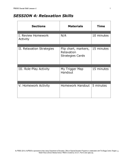 instructional outline