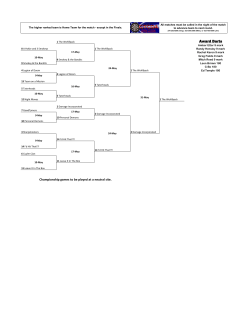 Award Darts Championship games to be played at a neutral site.