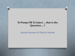 Diabetes Success: To Pump OR to Inject? That Is the Question
