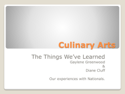 Culinary Arts