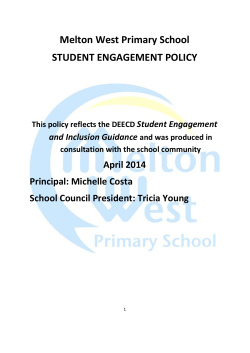 Student Engagement and Inclusion Policy