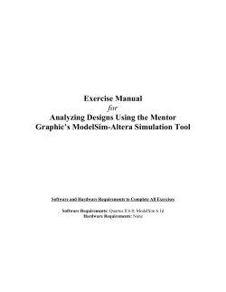 Designing with Quartus