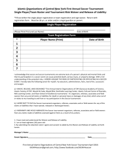 Islamic Organizations of Central New York First Annual Soccer