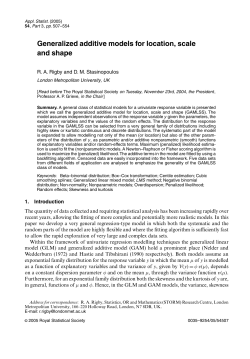 Generalized additive models for location, scale and shape