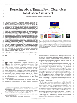 From Observables to Situation Assessment