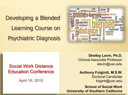 Families as the Focus of Intervention