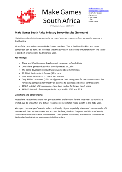 Make Games South Africa