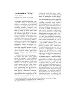 "Feminist Film Theory" in: The Wiley Blackwell