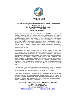2017 WIPAC Competition Guidelines and Application Forms