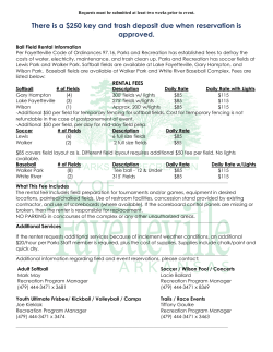 Fayetteville Parks and Recreation