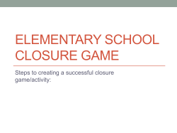 Elementary School Project