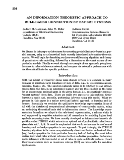 An Information Theoretic Approach to Rule