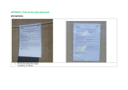 PPP Proof of Notice Placement - Sazi Environmental Consulting