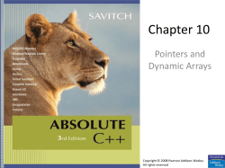 Savitch Chapter 10
