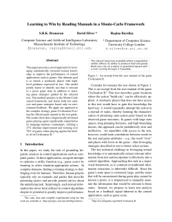 Learning to Win by Reading Manuals in a Monte