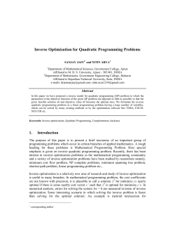 Inverse Optimization for Quadratic Programming Problems