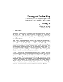 Emergent Probability