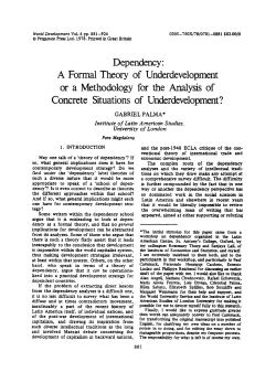 Dependency: A Formal Theory of