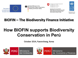BIOFIN Per&uacute;
