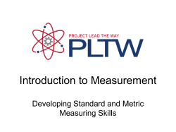 Introduction to English and Metric Measurement