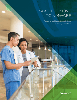MAKE THE MOVE TO VMWARE