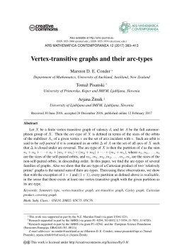 Vertex-transitive graphs and their arc-types